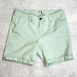 Old Navy "Mini Mint" Heritage Bermuda Shorts Women's Size 8 Mint Green / Teal